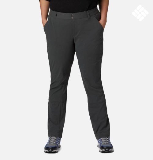 Women's Columbia Saturday Trail Stretch Pants Black | Plus Size CA-BL536